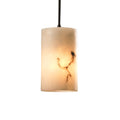 Justice Design Group Lumenaria Flat 1 Light Dark Bronze Mini Pendant