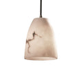 Justice Design Group Lumenaria Short 1 Light Antique Brass Mini Pendant
