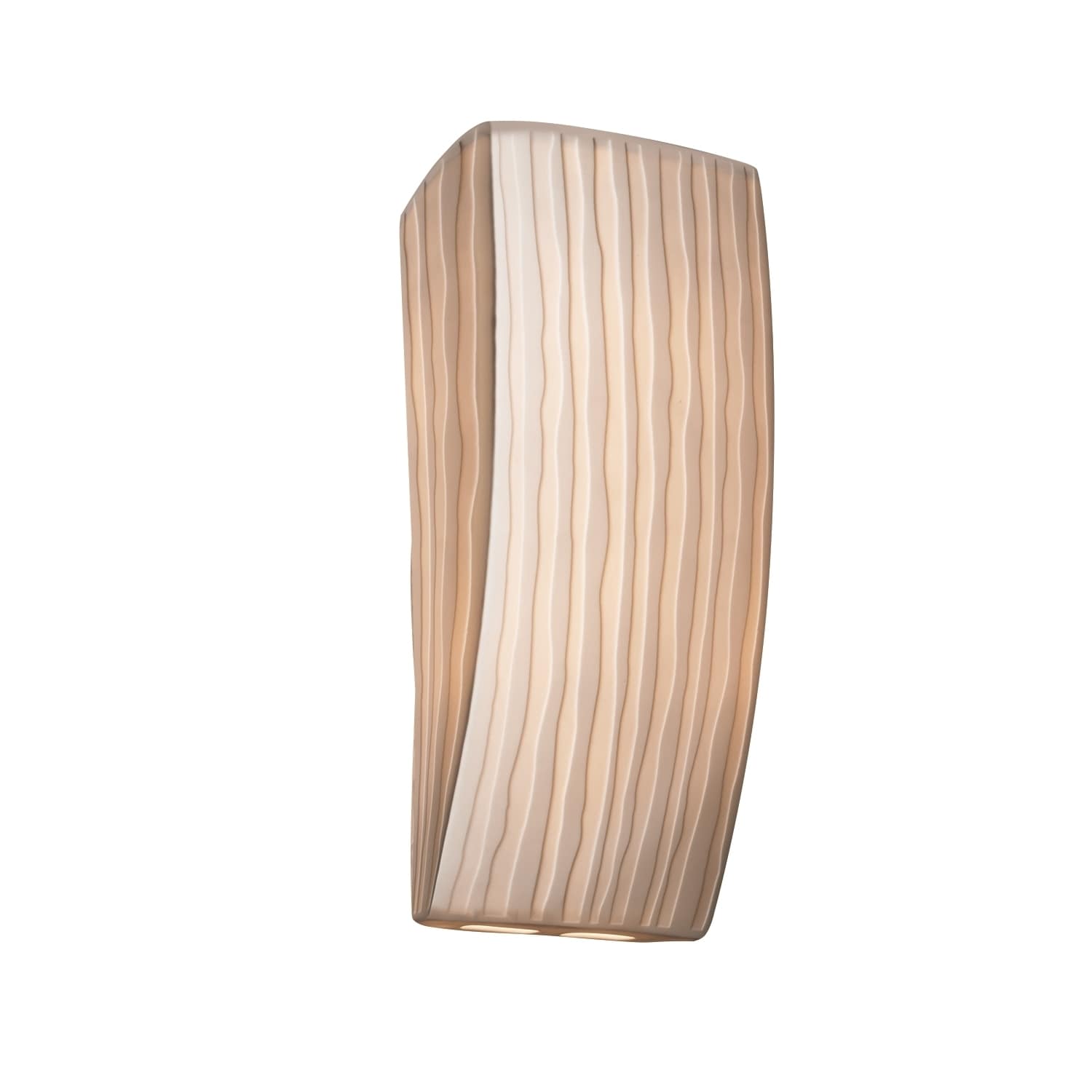 Justice Design Group Porcelina 1 Light Ada No Metal Wall Sconce