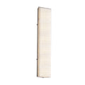 Justice Design Group Porcelina Avalon 48 Inch Brushed Nickel Ada Led Outdoor Wall Sconce Waves Impressions