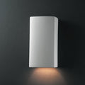 Porch Den Horner Bisque Ceramic 1 Light Small Rectangular Wall Sconce
