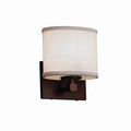 Copper Grove Morning Glory 1 Light Dark Bronze Wall Sconce