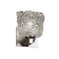 Justice Design Group Veneto Luce Modular 1 Light Brushed Nickel Wall Sconce Lace Oval Shade