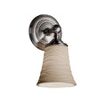 Justice Design Limoges Tradition Brushed Nickel Wall Sconce Silver