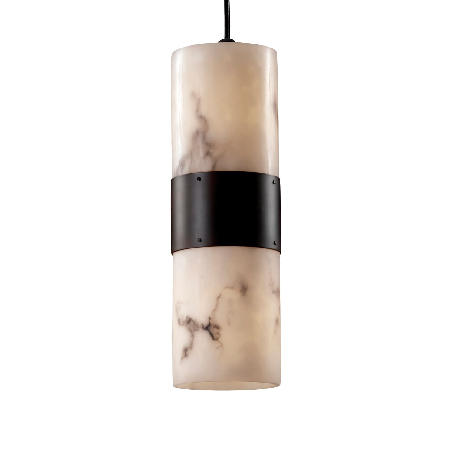 Justice Design Lumenaria Dakota Matte Black 2 Up And Downlight Pendant