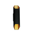 Justice Design Monterey 2 Light Matte Black Led Outdoor Wall Sconce