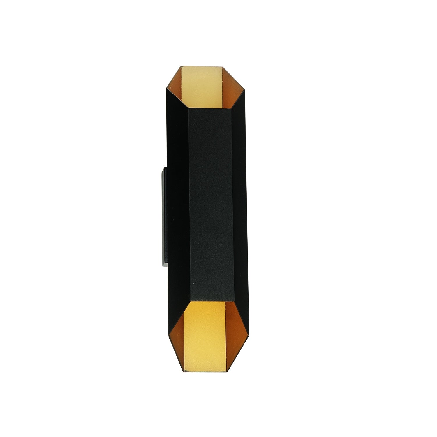 Justice Design Monterey 2 Light Matte Black Led Outdoor Wall Sconce