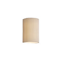 Justice Design Porcelina Outdoor Wall Sconce Pleats Shade