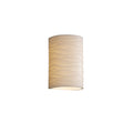 Justice Design Porcelina Outdoor Wall Sconce Waves Shade