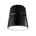 Justice Design Radiance Cone Ceramic Flush Mount Lights