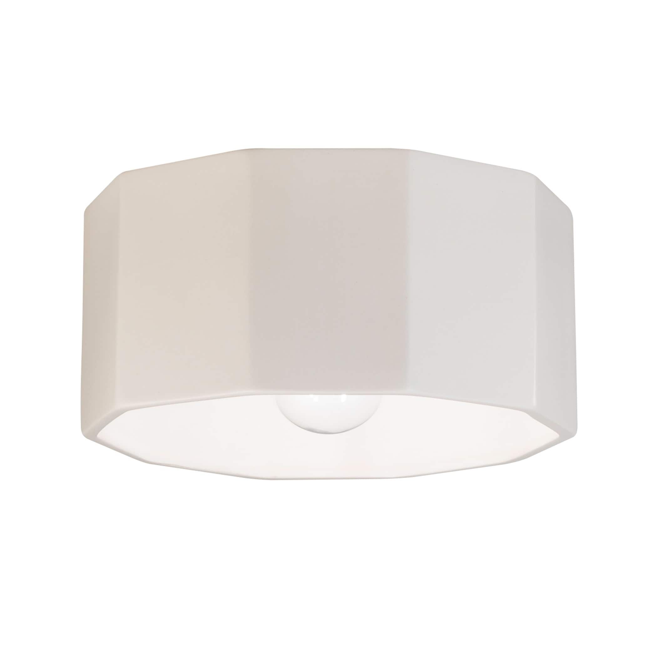 Justice Design Radiance Deca Ceramic Flush Mount Light