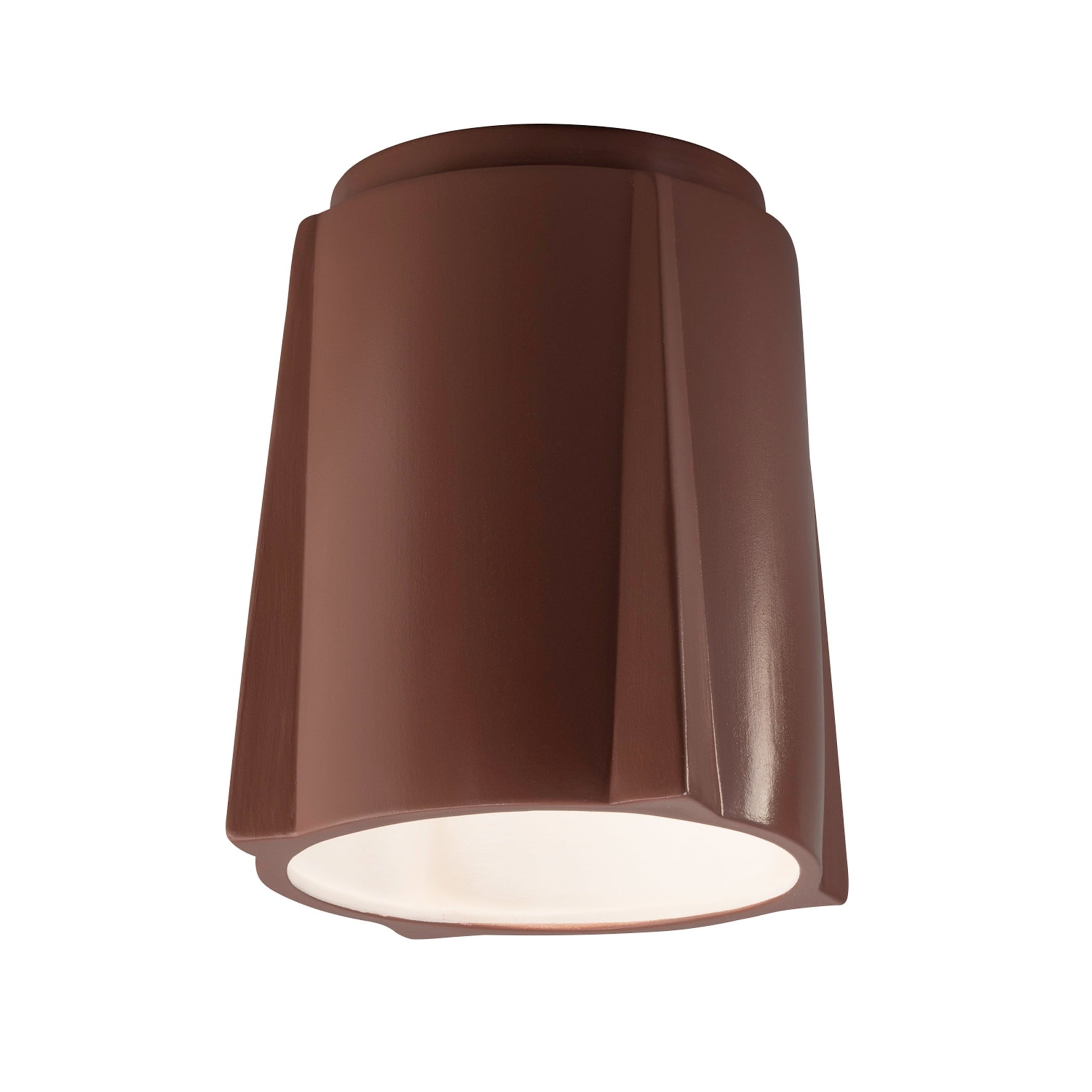 Justice Design Radiance Outdoor Compass Flush Mount Light