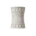 Justice Design Group Tuscan Garden Mocha Travertine Outdoor Wall Sconce
