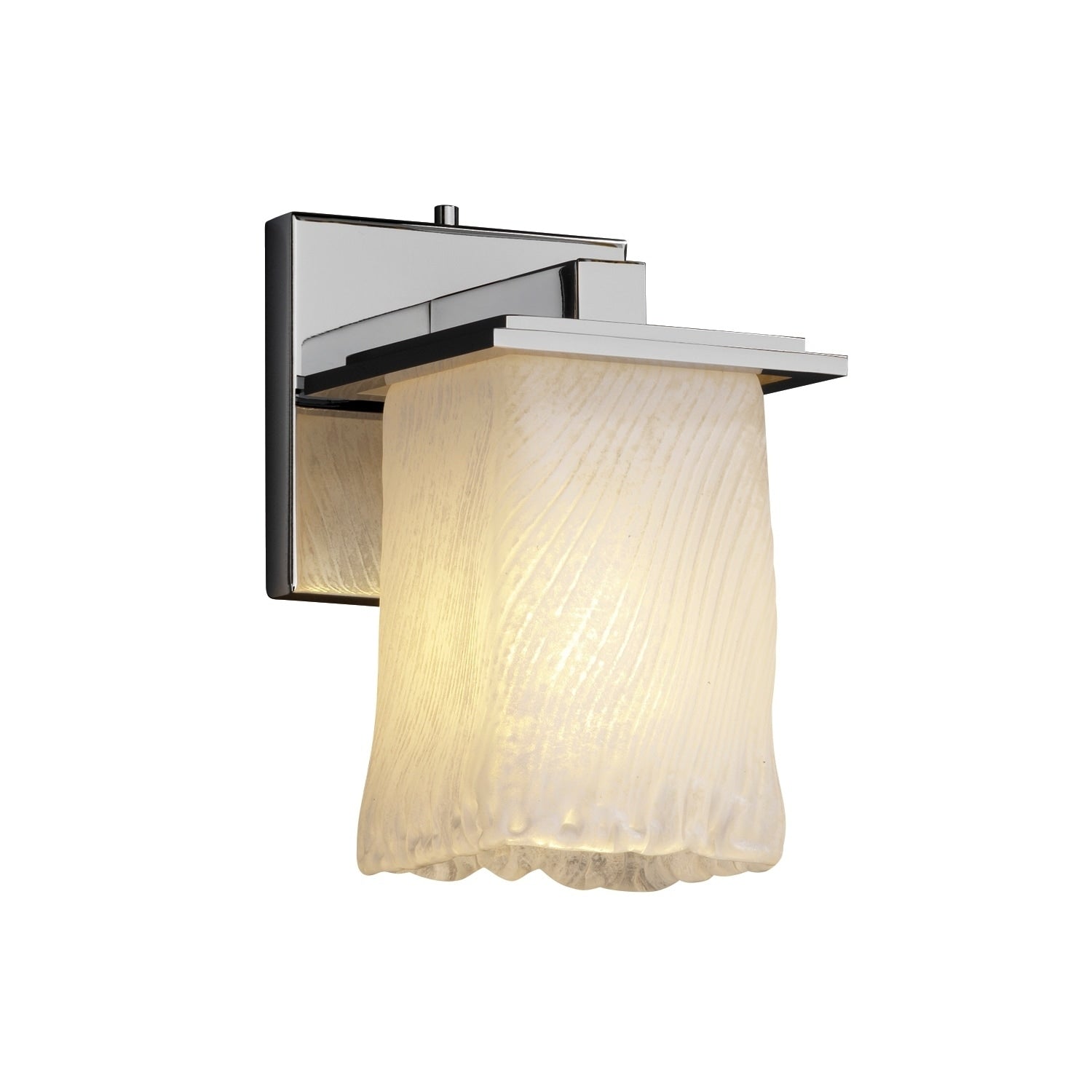 Justice Design Veneto Luce Montana Polished Chrome Wall Sconce
