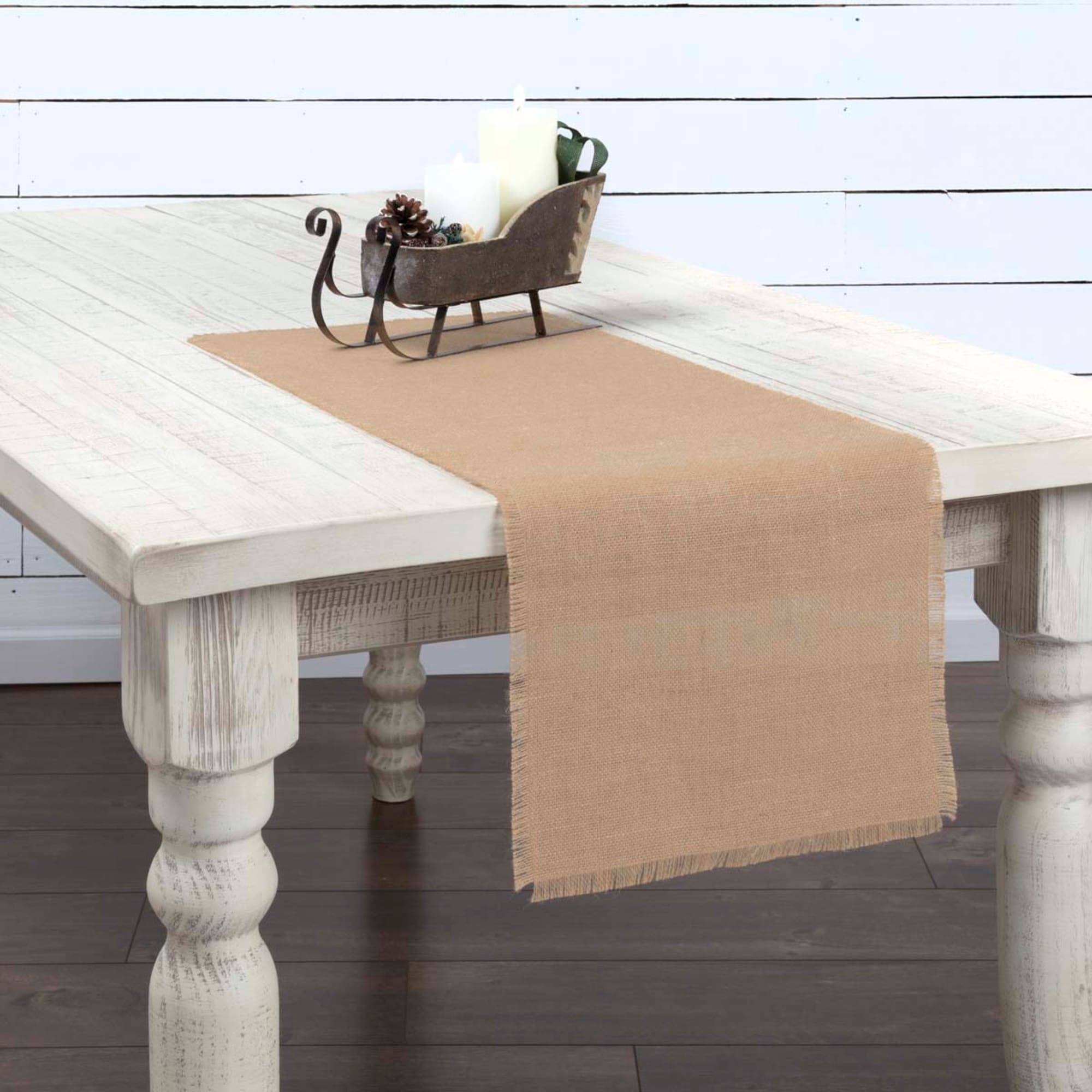 Jute Burlap Natural Runner