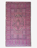 Vintage Moroccan Hand-Knotted Wool Rug No. 49, 6'4 x 11'4