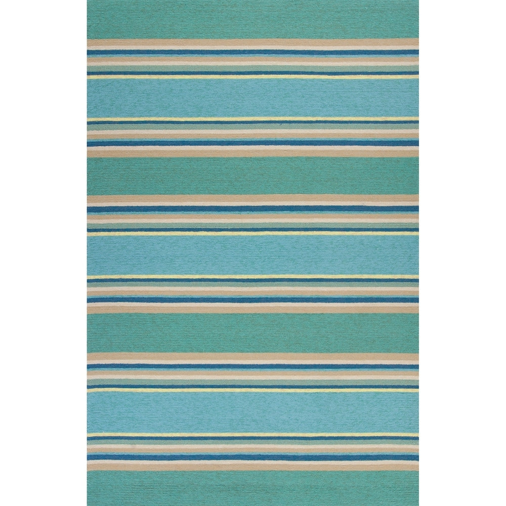 Kas Harbor Ocean Stripes Rug 33 X 53