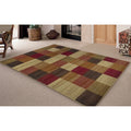 Kas Lifestyles Beige Squares Rug 710 X 910