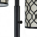 Kawoti 72 Inch 3 Light Farmhouse Floor Lamp For Living Room Black