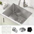 Kraus Standart Pro 24 Undermount Stainless Steel Laundry Utility Sink