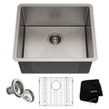 Kraus Khu101 21 Undermount 21 In 16G 1 Bowl Satin Stainless Steel Kitchen Sink Grid Strainer Towel