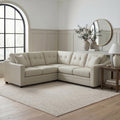 Kyvos Mallory Modular Upholstered 5 Seater Square Arm L Shaped Sectional