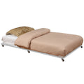 K B Tr02 W White Trundle Bed