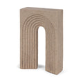 Kacia Resin Textured Sandstone Gray Decorative Object