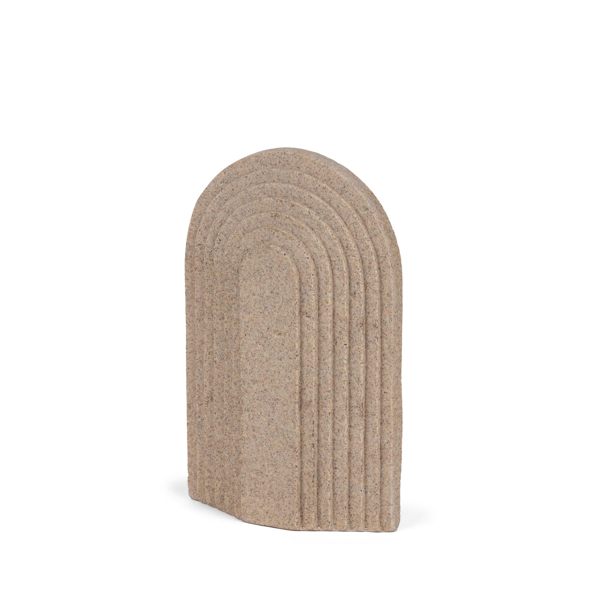 Kael Resin Textured Concrete Gray Sandstone Decorative Object