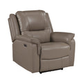 Kaelin 35 Top Grain Leather Power Recliner With One Touch Control