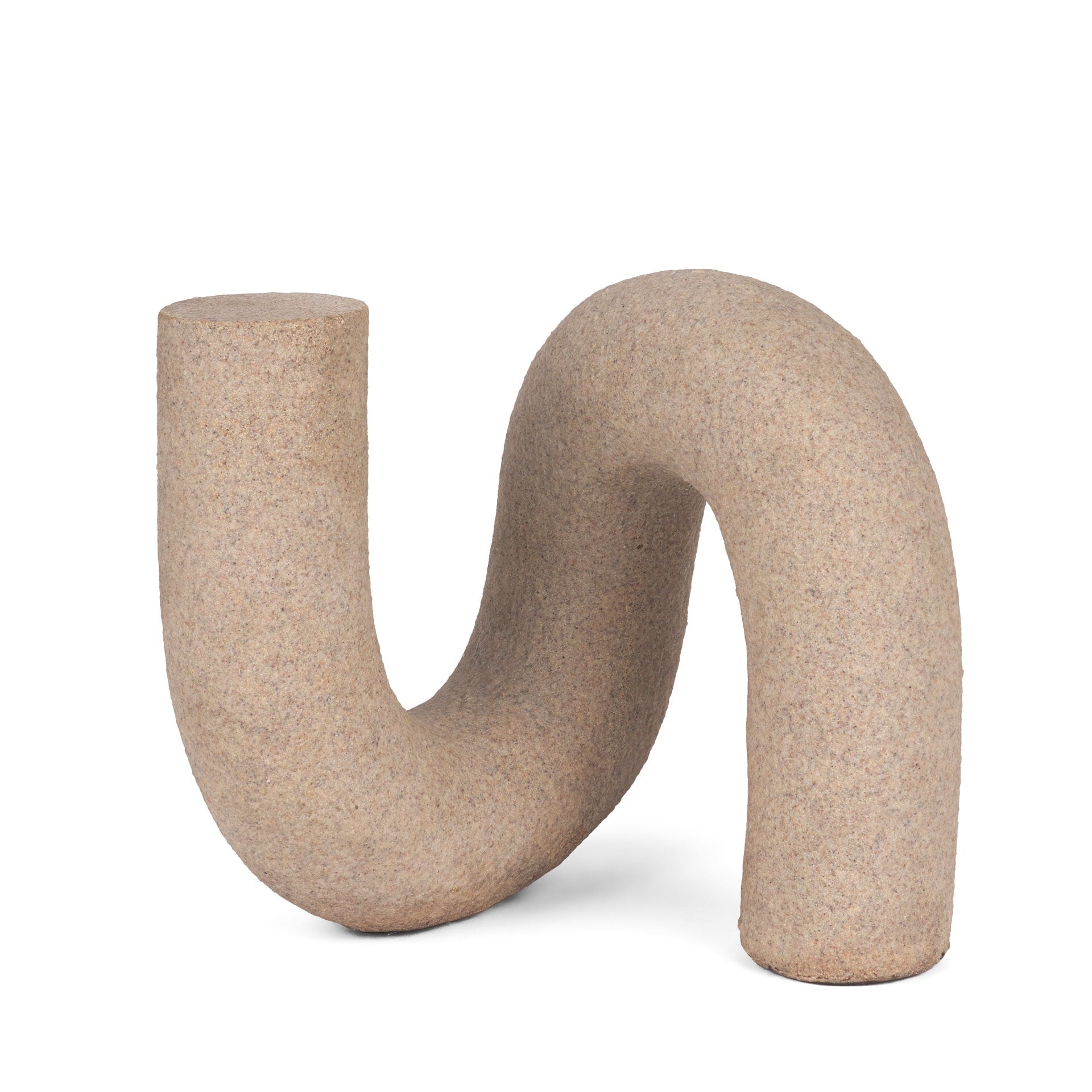 Kailas Resin Textured Sandstone Gray Decorative Object