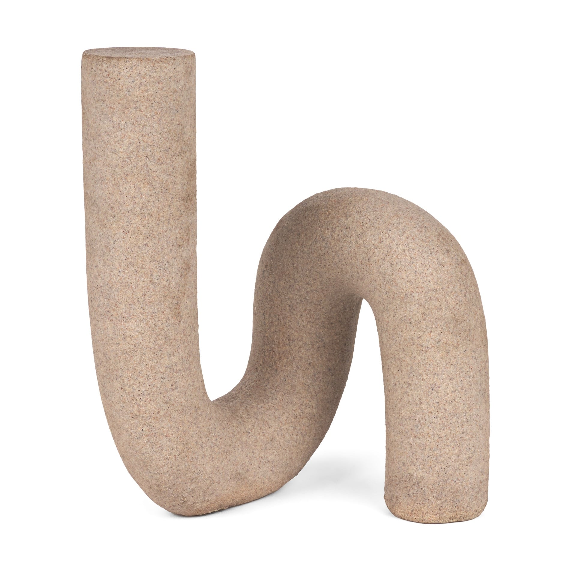 Kailyn Resin Textured Concrete Gray Sandstone Decorative Object