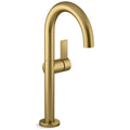 Kallista One 1.2 Gpm Vessel Single Hole Bathroom Faucet With Pop Up