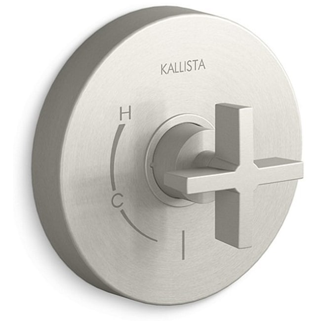 Kallista P24415 Cr One Cross Handle Pressure Balanced Valve Trim Less Rough In Polished Chrome