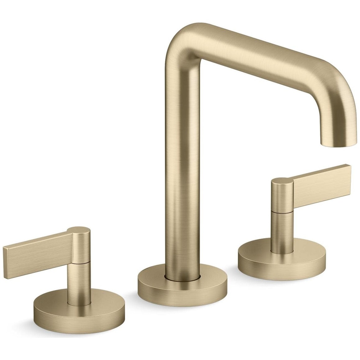 Kallista P21802 Lv One Deck Mount Tub Filler Tall Spout Lever Handles