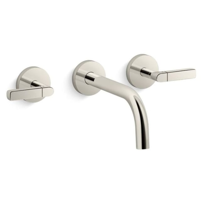 Kallista P23347 Lv One Nazare Wall Mounted Widespread Bathroom Faucet