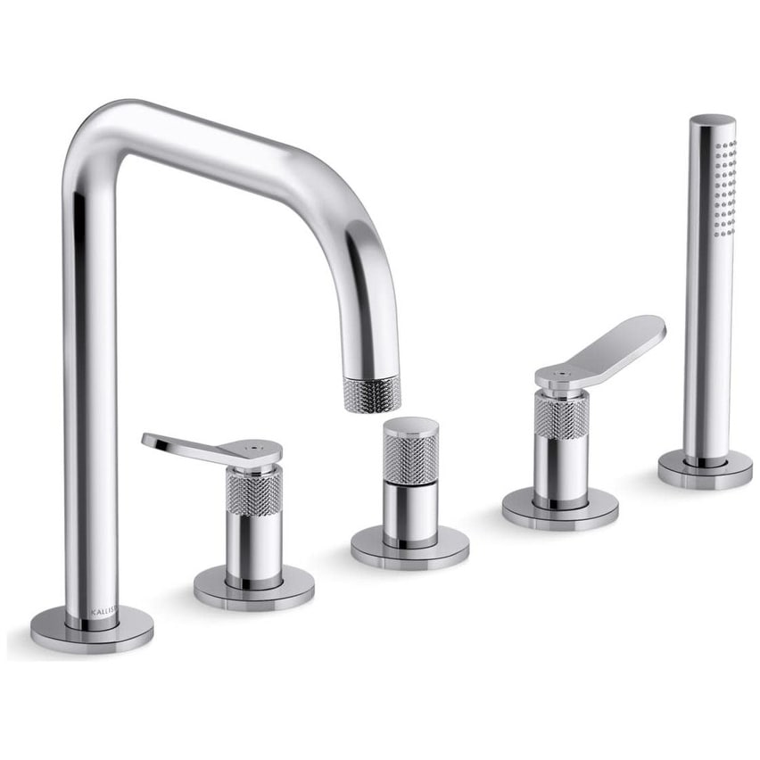 Kallista P32831 00 Aileron Deck Mounted Roman Tub Filler With Built In