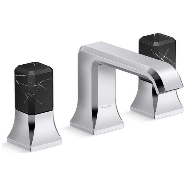Kallista P33163 Nm Bezel 1.2 Gpm Widespread Bathroom Faucet With Nero