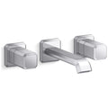 Kallista P33168 00 Bezel 1.2 Gpm Wall Mounted Widespread Bathroom