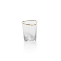 Kampari Triangular Double Old Fashioned Glasses Set Of 4