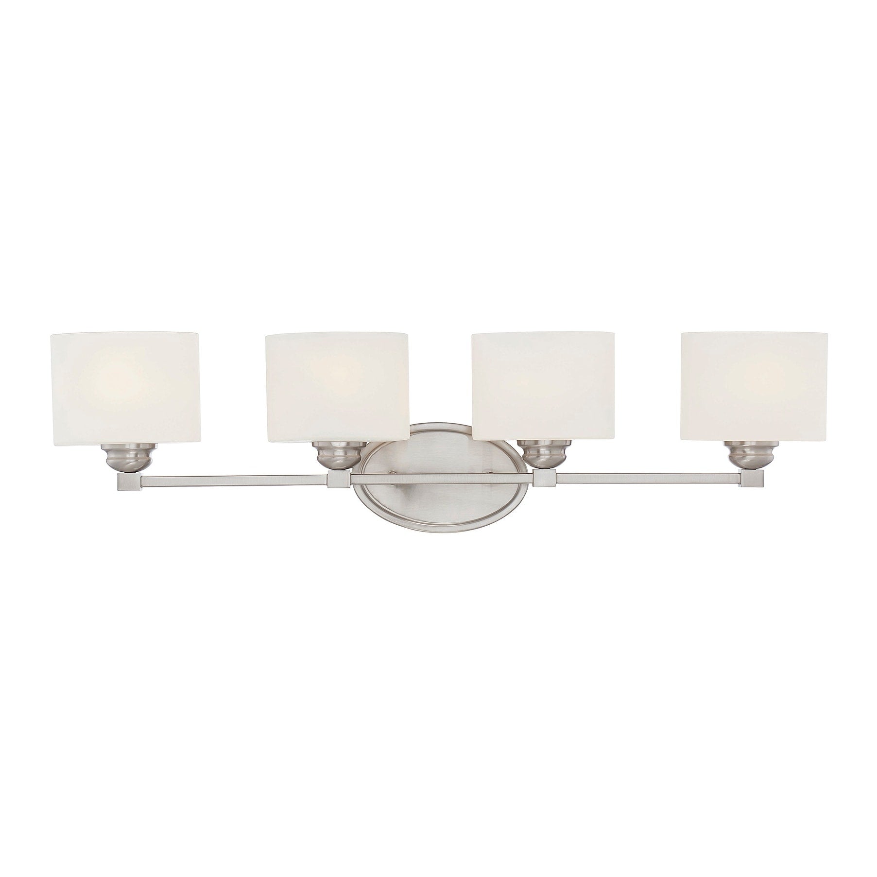 Kane 4 Light Bathroom Vanity Light In Satin Nickel