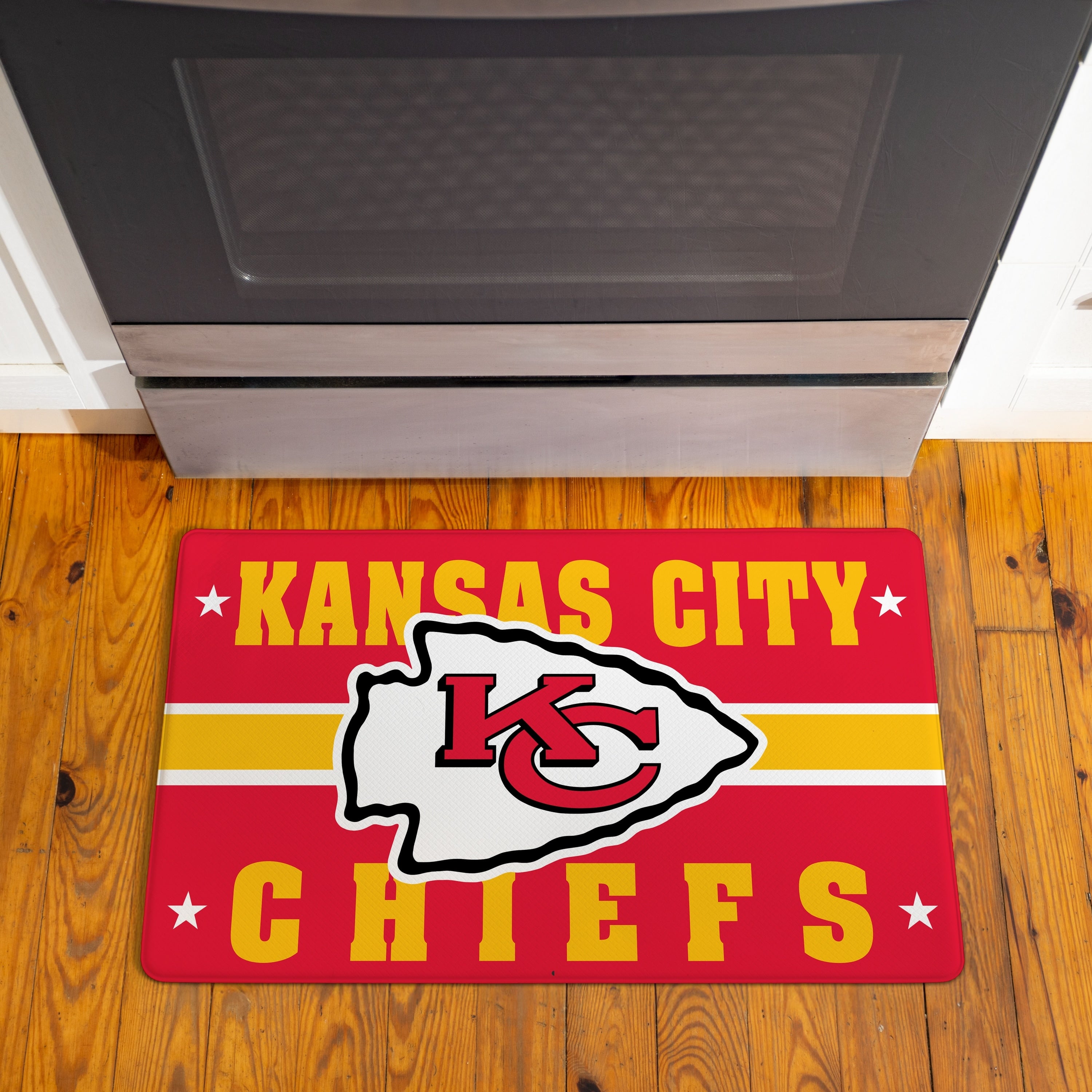 Kansas City Chiefs Anti Fatigue Door Mat 30 X 18