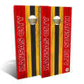 Kansas City Football Cornhole Set Choose Your Size Accessories