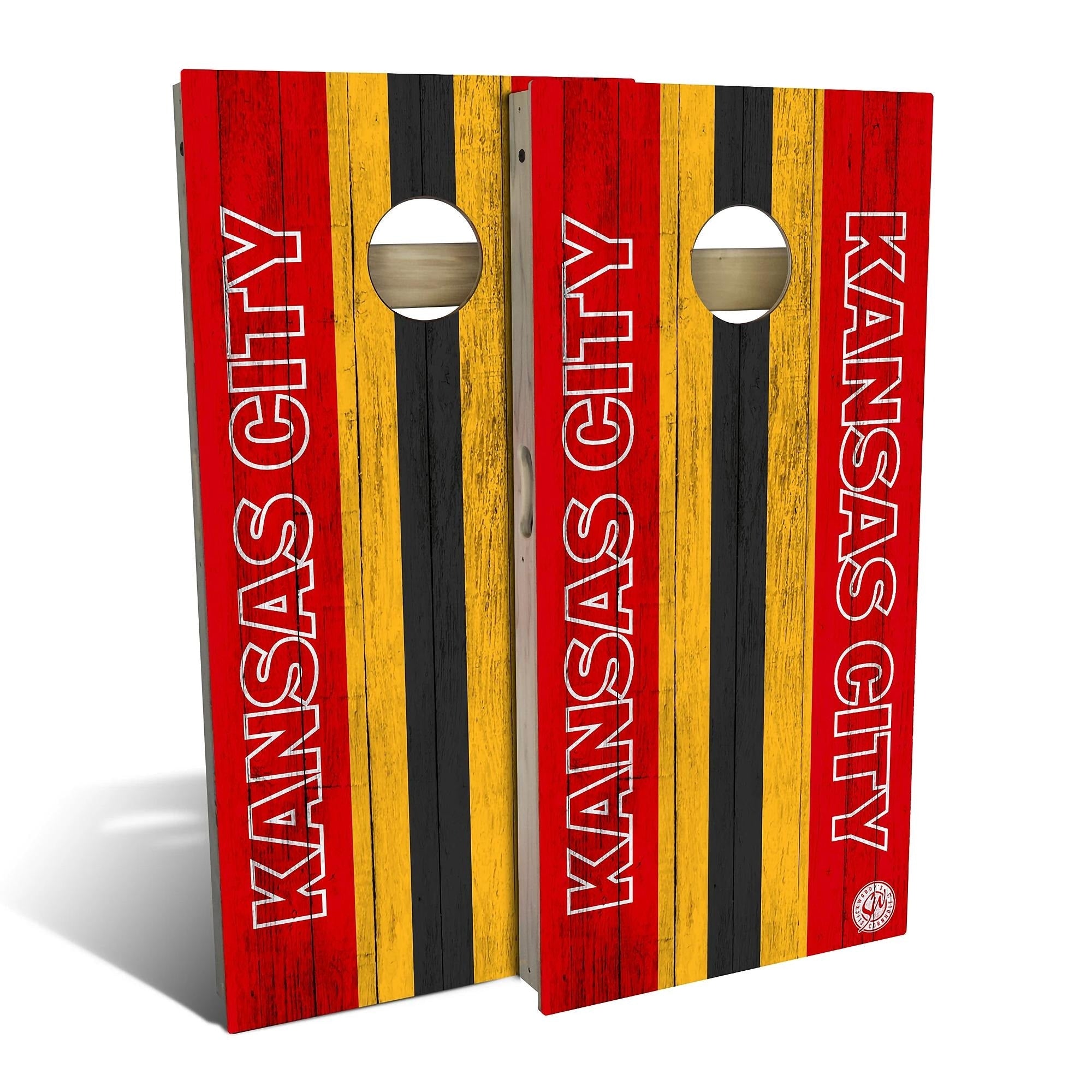 Kansas City Football Cornhole Set Choose Your Size Accessories