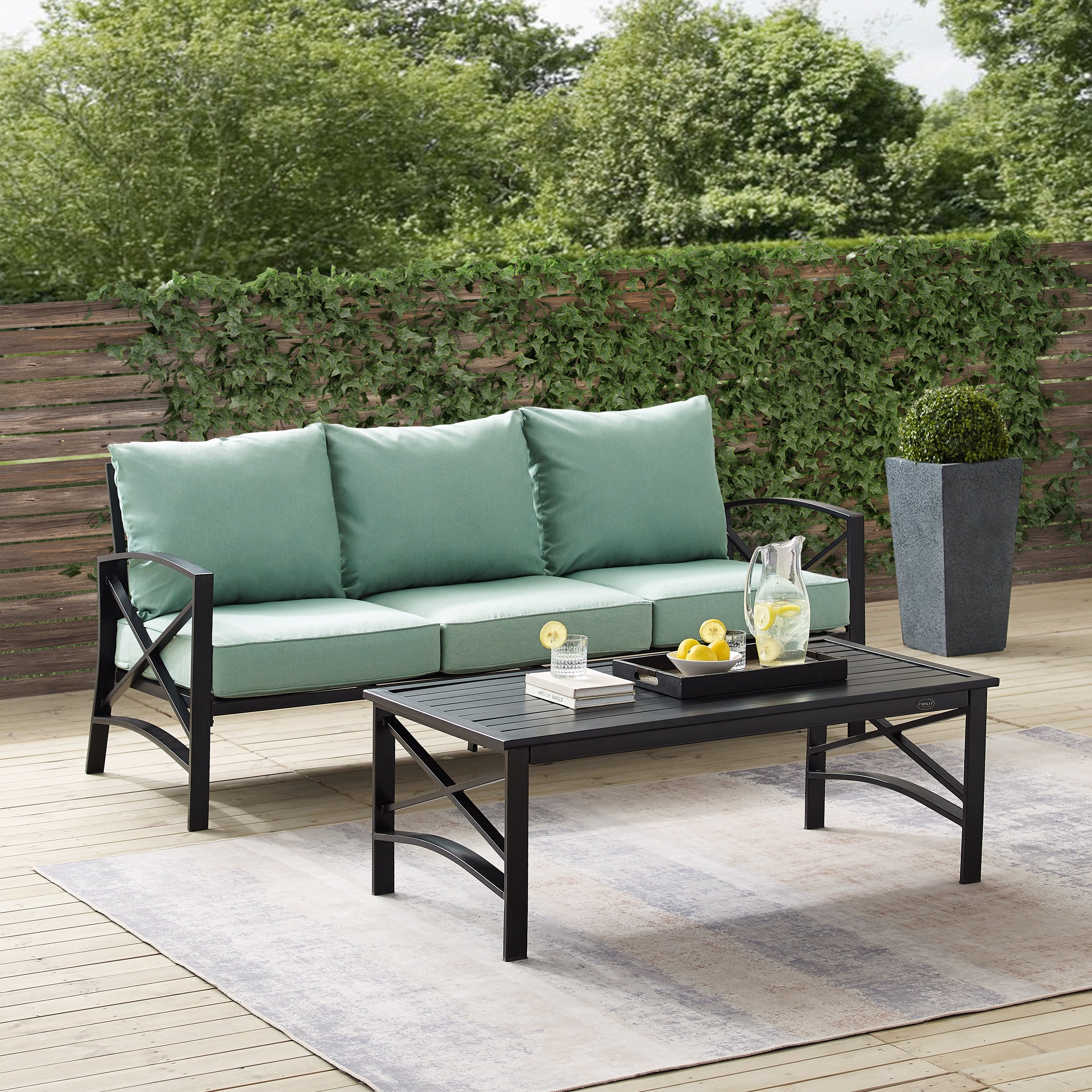 Kaplan 2Pc Outdoor Sofa Set