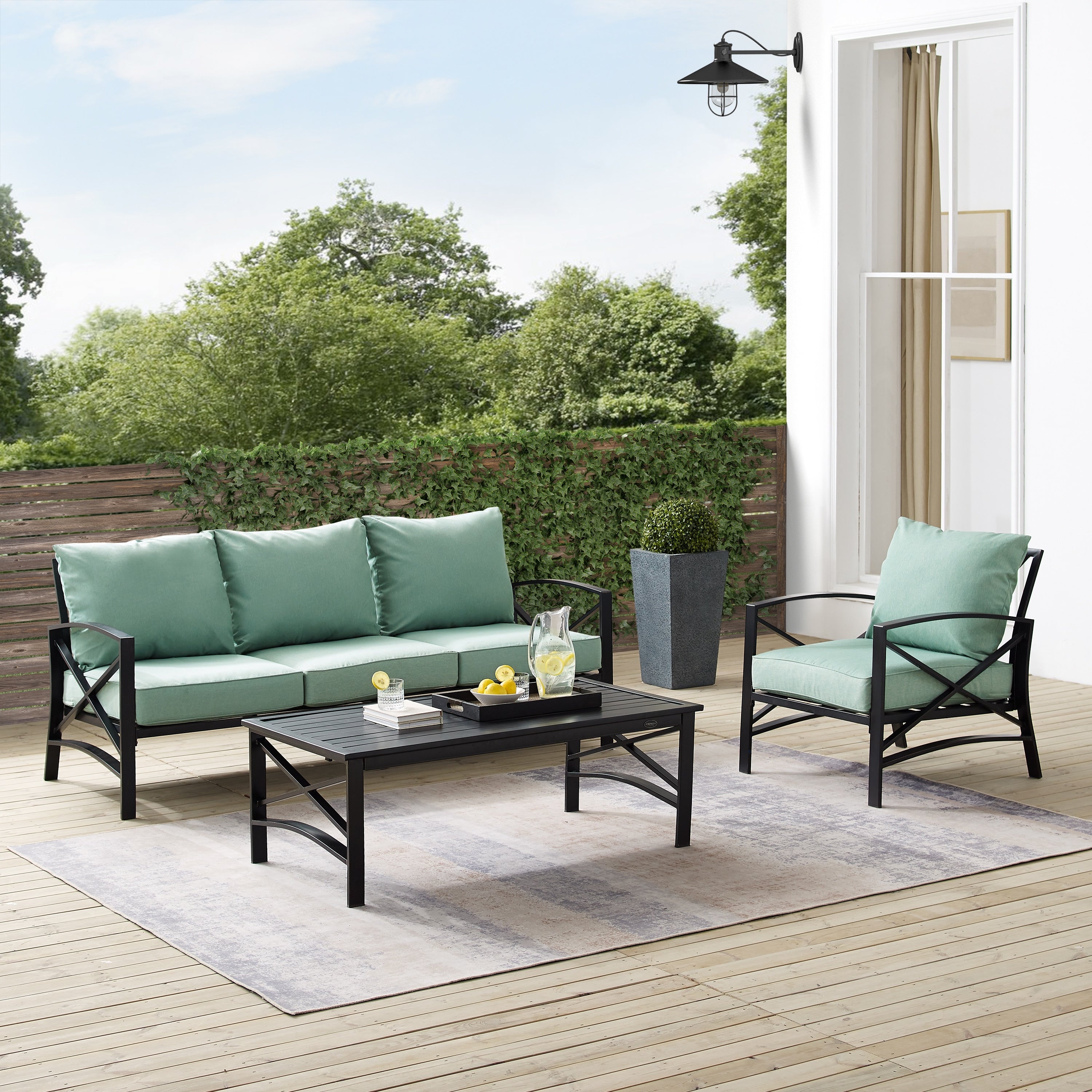 Kaplan 3Pc Outdoor Sofa Set