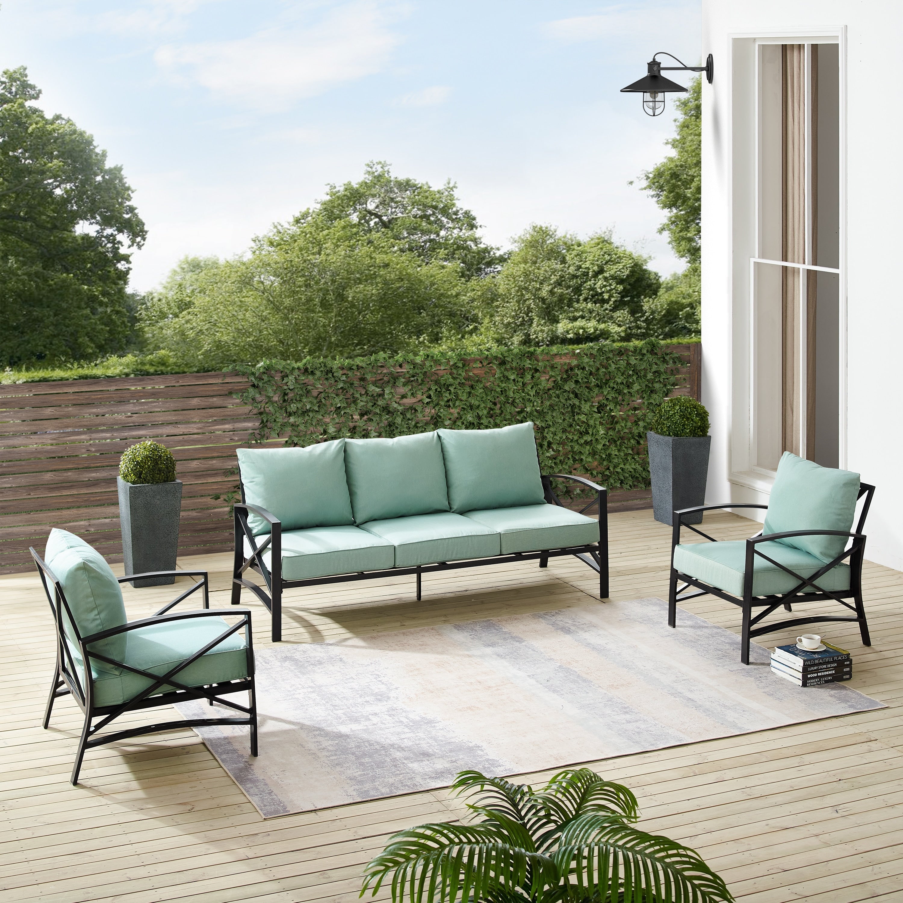 Kaplan 3Pc Outdoor Sofa Set