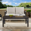 Kaplan Coffee Table In Oiled Bronze