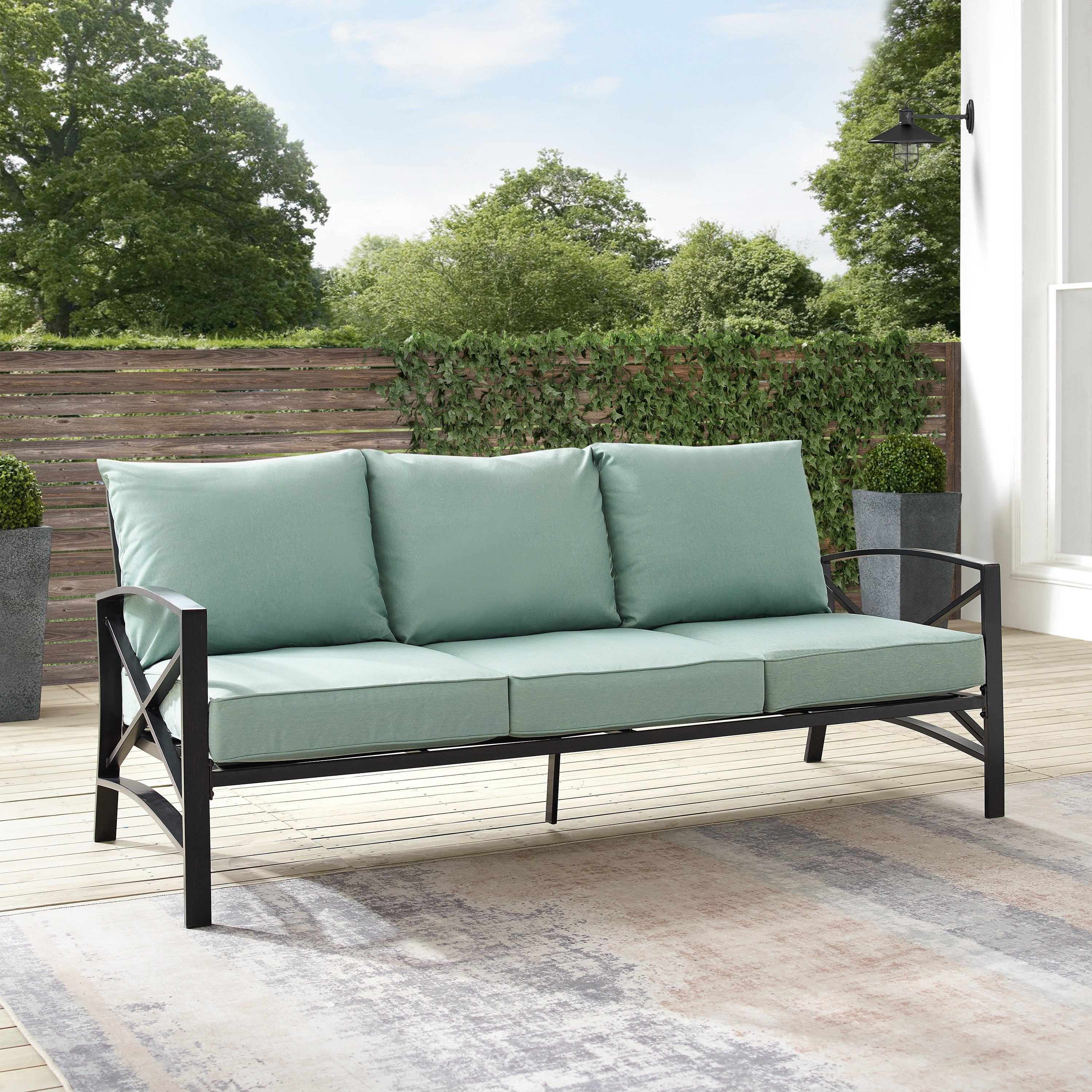 Kaplan Outdoor Metal Sofa