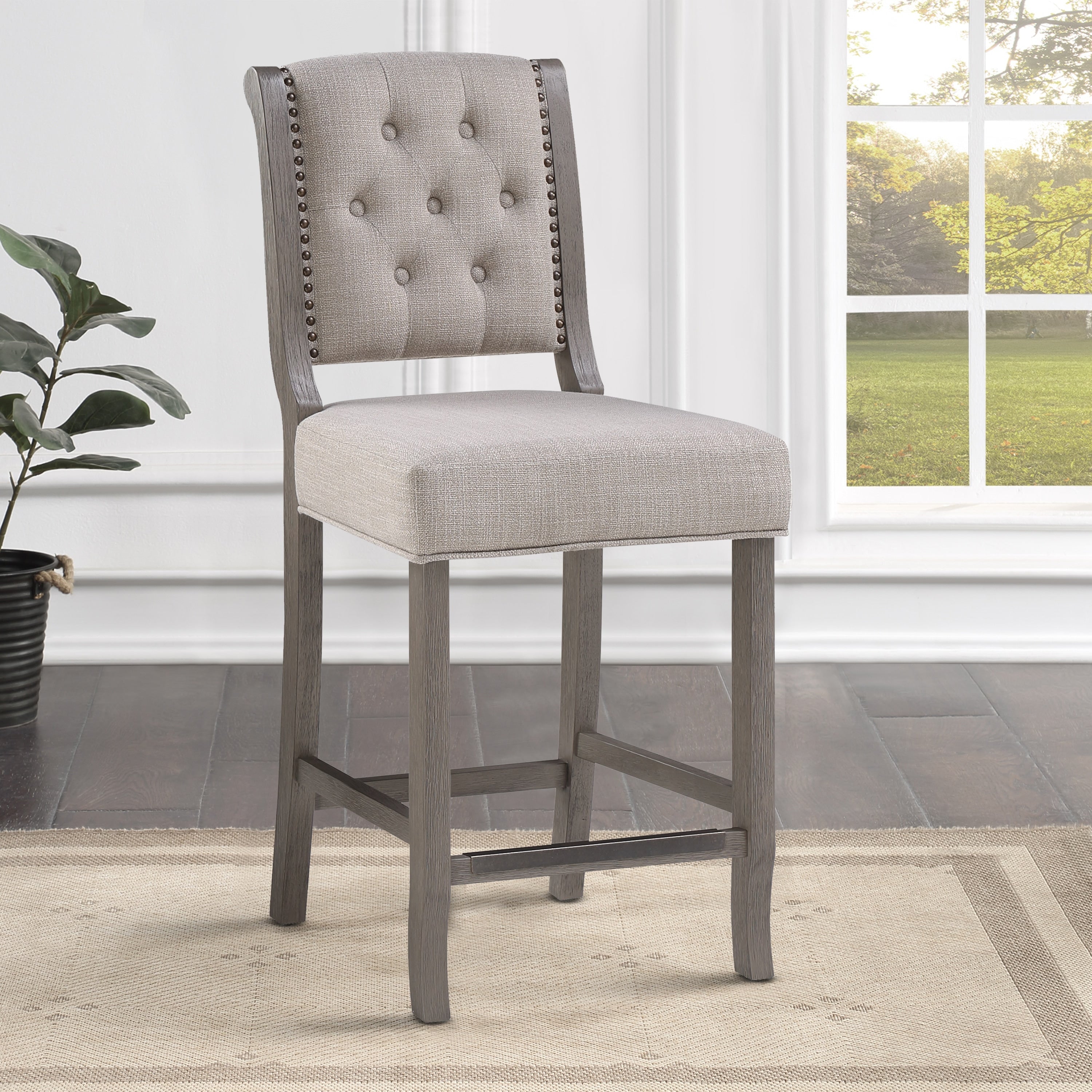 Kaplan Stationary Counter Stool By Greyson Living